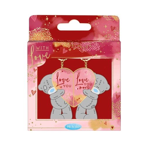 Love you & Love you more Double keyring set97